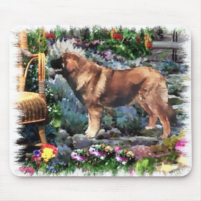 Leonberger Kunstgeschenke Mousepad (Vorne)