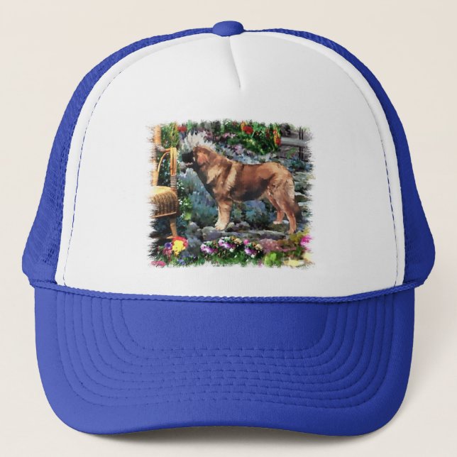 Leonberger Kunstgeschenke Truckerkappe (Vorderseite)
