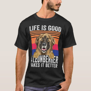 Leonberger machen Ihr Leben gut Vintage T-Shirt