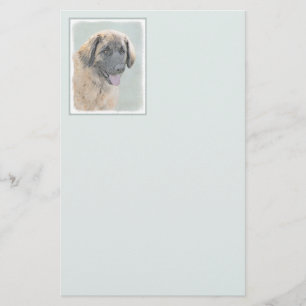 Leonberger Malerei - Niedliche Original Hundeschul Briefpapier