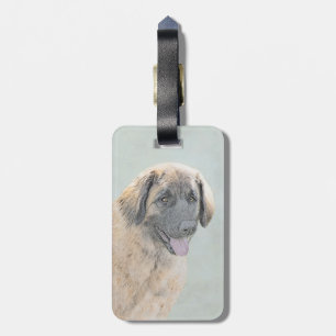 Leonberger Malerei - Niedliche Original Hundeschul Gepäckanhänger