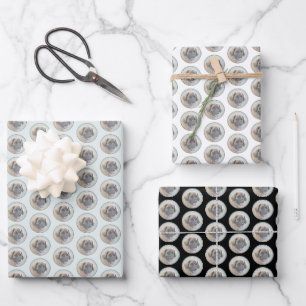 Leonberger Malerei - Niedliche Original Hundeschul Geschenkpapier Set