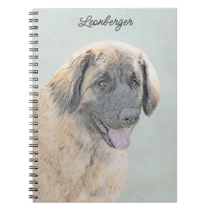 Leonberger Malerei - Niedliche Original Hundeschul Notizblock
