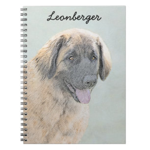 Leonberger Malerei - Niedliche Original Hundeschul Notizblock