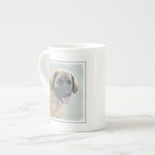 Leonberger Malerei - Niedliche Original Hundeschul Prozellantasse