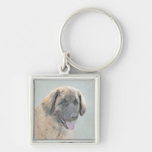Leonberger Malerei - Niedliche Original Hundeschul Schlüsselanhänger