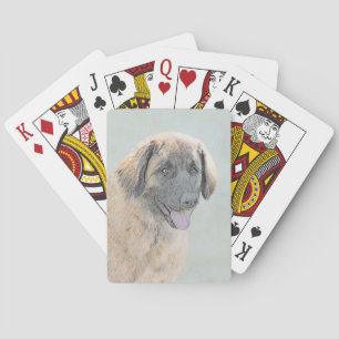 Leonberger Malerei - Niedliche Original Hundeschul Spielkarten