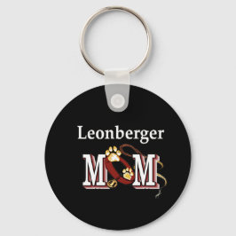 Leonberger MAMA Gips Schlüsselanhänger