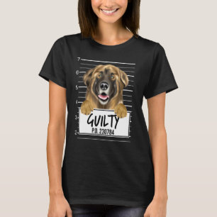 Leonberger-Mugshot-schuldig-Hund T-Shirt