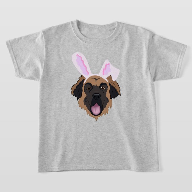 Leonberger Oaster Bunny T-Shirt (Ablage )