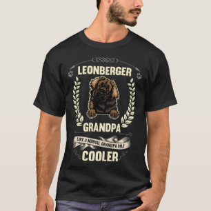 Leonberger Opa wie ein normaler Großvater nur Cool T-Shirt