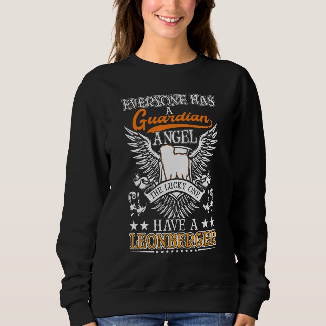 Leonberger Schutzengel Sweatshirt (Vorderseite)