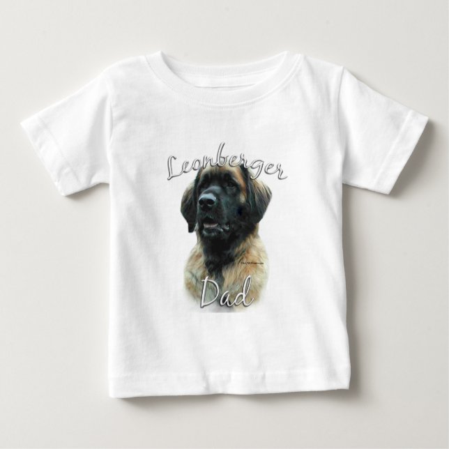 Leonberger Vater 2 Baby T-shirt (Vorderseite)