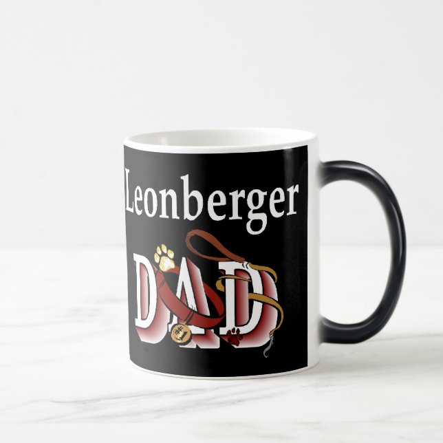 Leonberger VATER Geschenke Verwandlungstasse (Rechts)