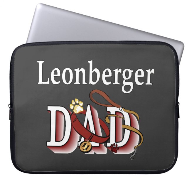 Leonberger Vater Laptopschutzhülle (Vorderseite)