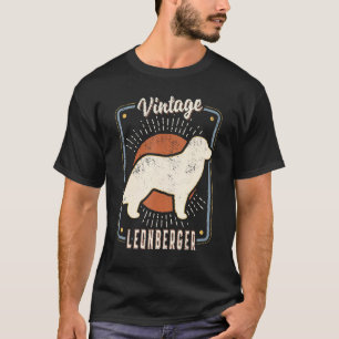 Leonberger Vintag Retro Classic Dog Liebe T-Shirt