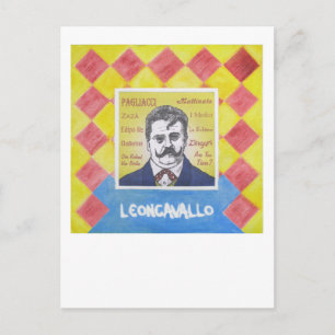 Leoncavallo Postkarte