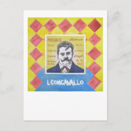 Leoncavallo Postkarte