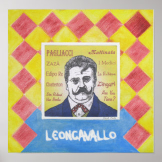 Leoncavallo Print Poster