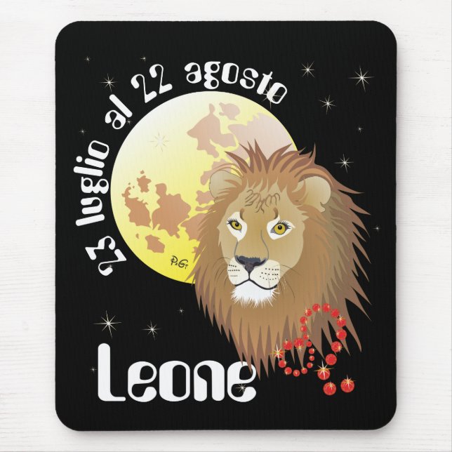 Leone 23 luglio al 22 agosto Tappetini per mouse Mousepad (Vorne)