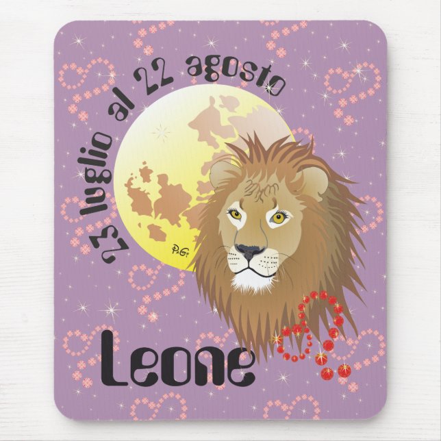 Leone 23 luglio al 22 agosto Tappetini pro Maus Mousepad (Vorne)