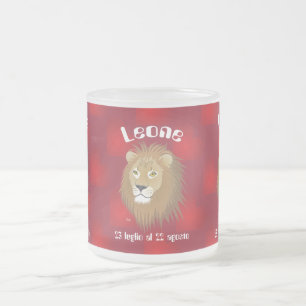 Leone 23 luglio al 22 agosto Tazze Mattglastasse