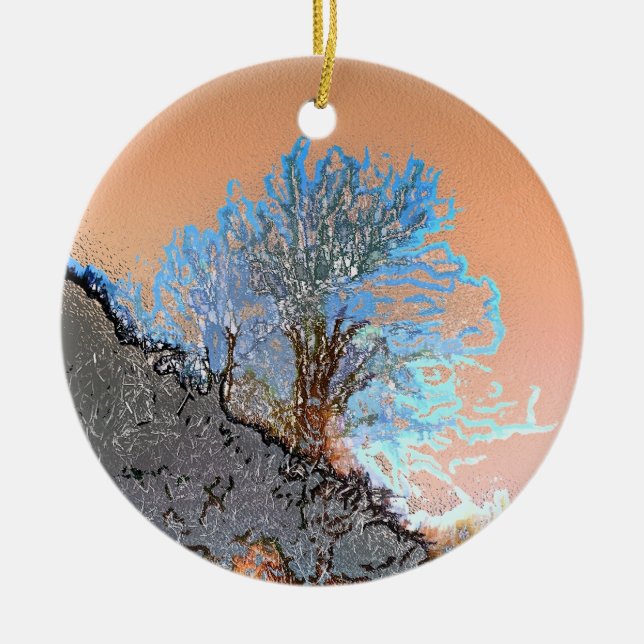 LEONENBAUM KERAMIK ORNAMENT (Vorne)
