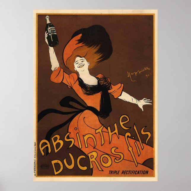 Leonetto Cappiello Absinthe Ducros Fils Poster (Vorne)