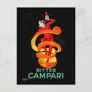 Leonetto Cappiello Bitter Orange Likör Plakat Postkarte