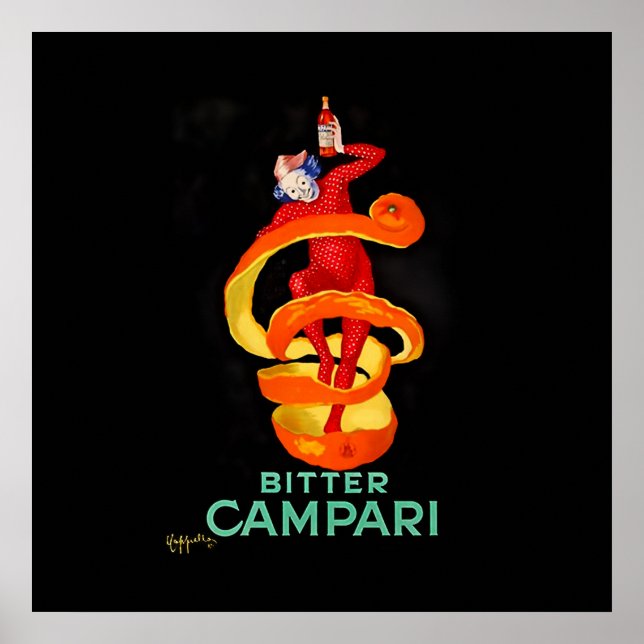 Leonetto Cappiello Bitter Orange Likörposter Poster (Vorne)