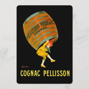 Leonetto Cappiello Cognac Pelisson Werbung Einladung