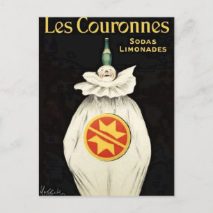 Leonetto Cappiello's Crowns Soda Poster Postkarte