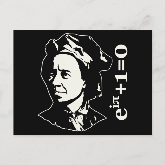 Leonhard Euler Postkarte (Vorderseite)