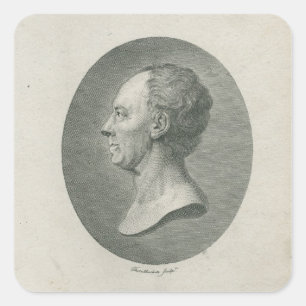 Leonhard Euler Quadratischer Aufkleber