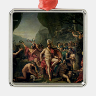 Leonidas bei Thermopylae, 480 BC, 1814 Ornament Aus Metall