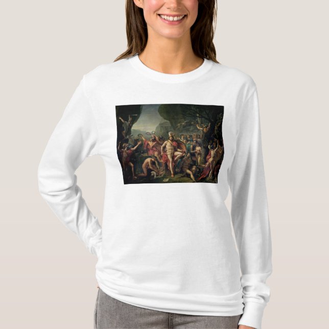 Leonidas bei Thermopylae, 480 BC, 1814 T-Shirt (Vorderseite)