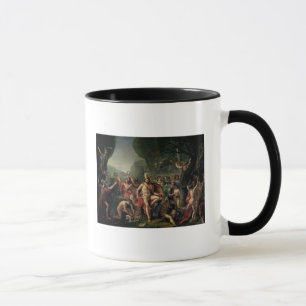 Leonidas bei Thermopylae, 480 BC, 1814 Tasse