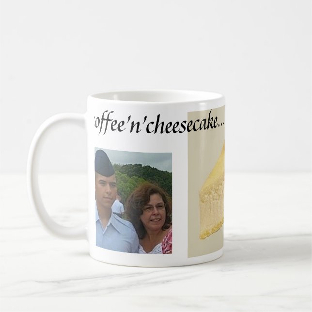 Leons Käsekuchenverein Kaffeetasse (Links)