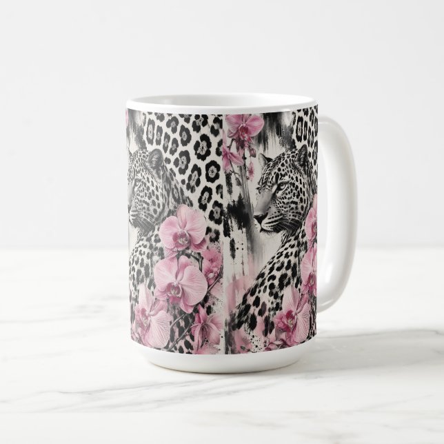 LeoOrchid Love Kaffeetasse (VorderseiteRechts)
