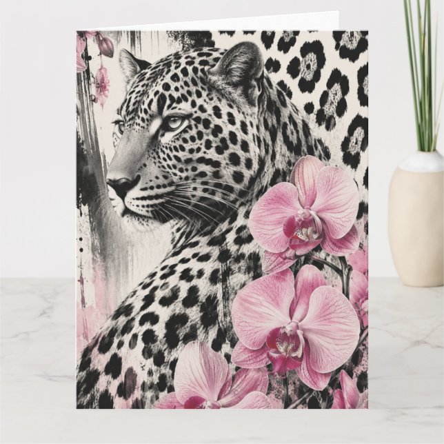 LeoOrchid Love Karte (Vorderseite)