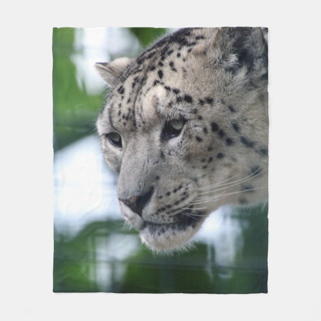 Leopard 003 fleecedecke (Vorderseite)