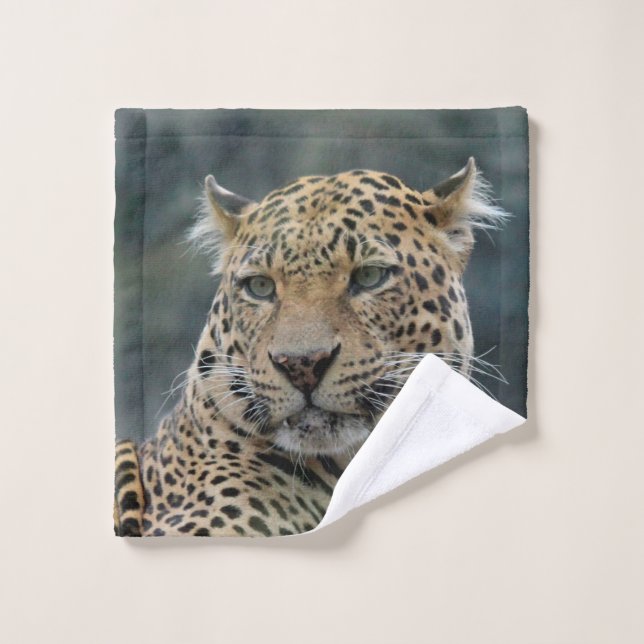 Leopard 006 waschlappen (Waschlappen)