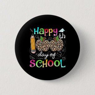 Leopard 100 Tage Schullehrer Student 100 Tag Button