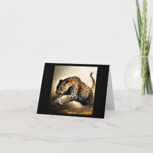 Leopard (12) Wildkatze Karte