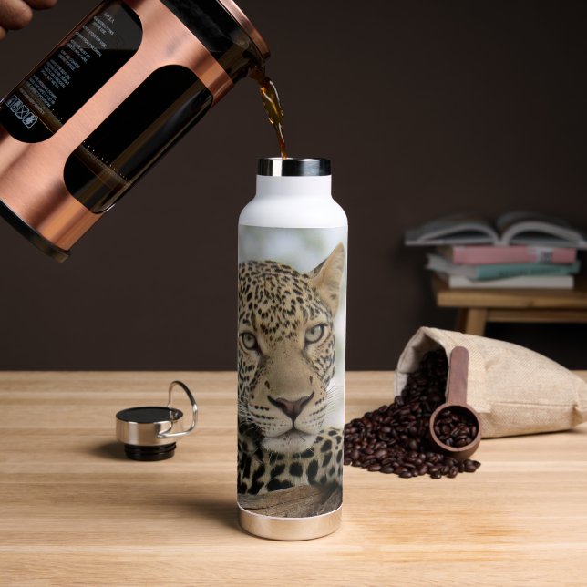 Leopard 22 oz. Edelstahl-Wasserflasche Trinkflasche (Kaffee)