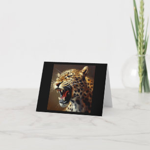 Leopard (5) Wildkatze Karte