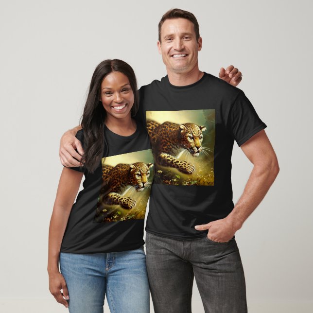 Leopard (7) Wildkatze T-Shirt (Unisex)