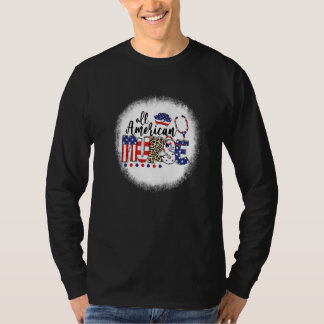 Leopard All American Nursing School T-Shirt