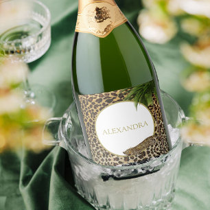 Leopard Animal Muster Elegantes Palm Party
