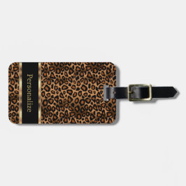 Leopard Animal Print | DIY Text Gepäckanhänger